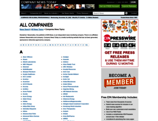 companies.einnews.com screenshot