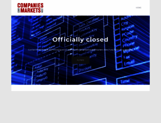 companiesandmarkets.weebly.com screenshot