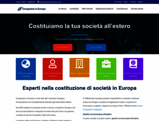 companiesineurope.com screenshot