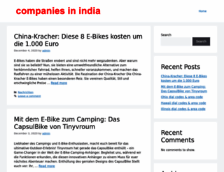 companiesinindia.in screenshot