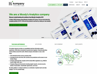 companiesregistry.kompany.com screenshot