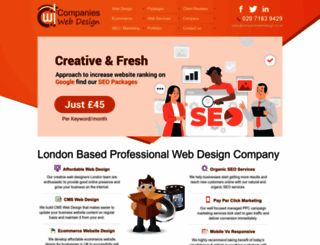 companieswebdesign.co.uk screenshot