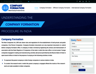 company-formation.co.in screenshot