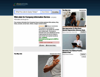 company-information.service.gov.uk.clearwebstats.com screenshot