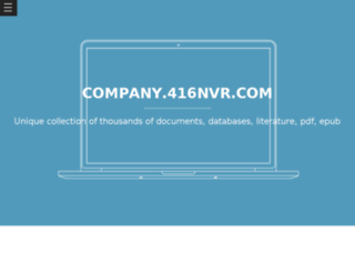 company.416nvr.com screenshot