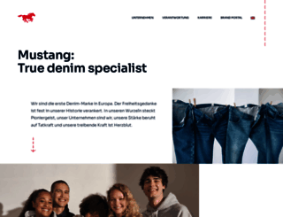 company.mustang-jeans.com screenshot