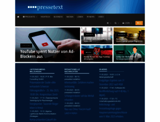 company.pressetext.com screenshot