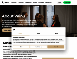 company.vainu.io screenshot
