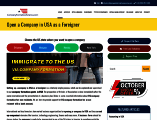 companyformationamerica.com screenshot