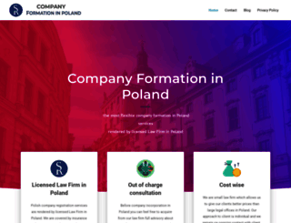 companyformationpoland.com screenshot