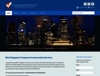 companyincorporationsg.com screenshot