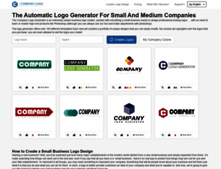 companylogogenerator.com screenshot
