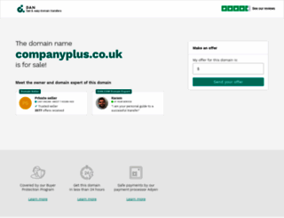 companyplus.co.uk screenshot