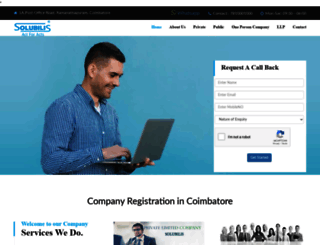 companyregistrationcoimbatore.in screenshot