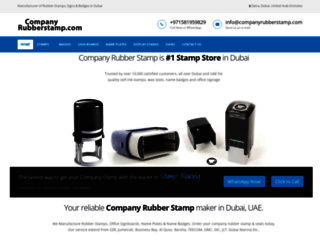 companyrubberstamp.com screenshot