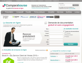 comparabourse.com screenshot
