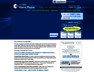 comparactionhomephone.com screenshot