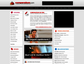 comparaison.com screenshot