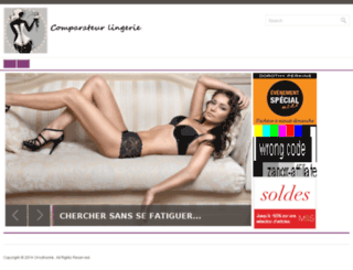 comparateur-lingerie.fr screenshot