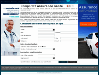 comparatifassurancesante.org screenshot