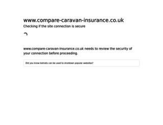 compare-caravan-insurance.co.uk screenshot