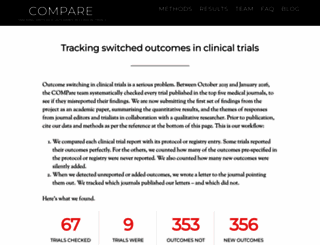 compare-trials.org screenshot