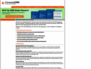 comparecrm.com screenshot