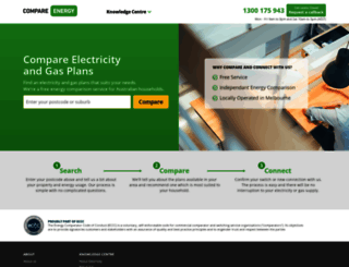 compareenergy.com.au screenshot
