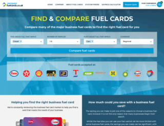 comparefuelcards.co.uk screenshot