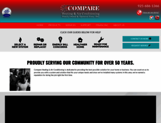 comparehvac.com screenshot