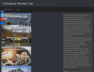 comparerentalcar.net screenshot