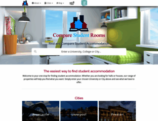 comparestudentrooms.com screenshot
