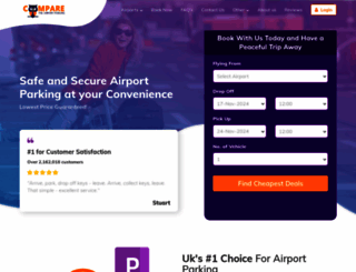comparetheairportparking.com screenshot