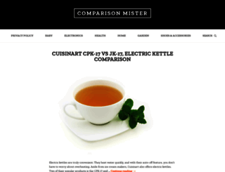 comparisonmister.com screenshot