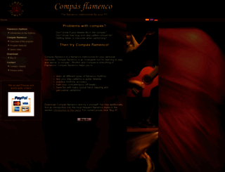 compas-flamenco.com screenshot