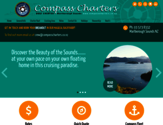 compass-charters.co.nz screenshot