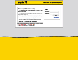 compass.spiritair.com screenshot