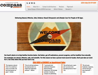compasschiropractic.net screenshot