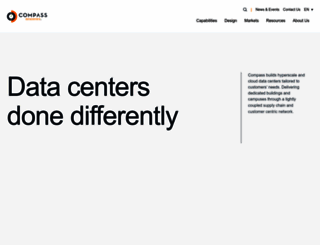 compassdatacenters.com screenshot