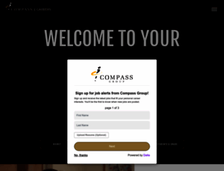 compassgroupcareers.com screenshot