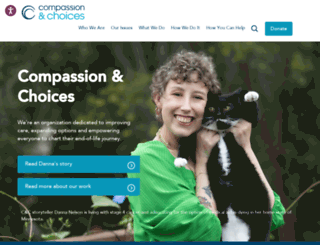 compassionandchoices.com screenshot