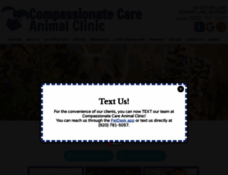 compassionatecareanimalclinic.com screenshot