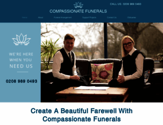 compassionatefunerals.co.uk screenshot