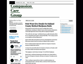 compassioncaregroup.wordpress.com screenshot