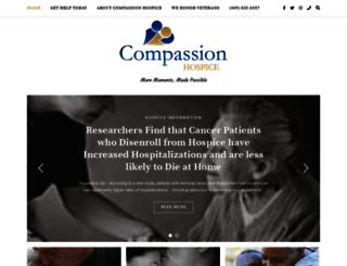 compassionhospice.org screenshot