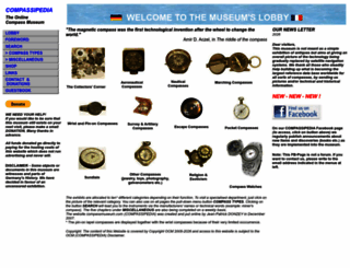 compassmuseum.com screenshot
