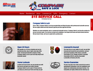 compasssafeandlock.com screenshot