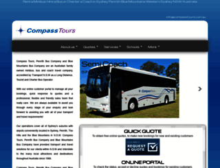 compasstours.com.au screenshot