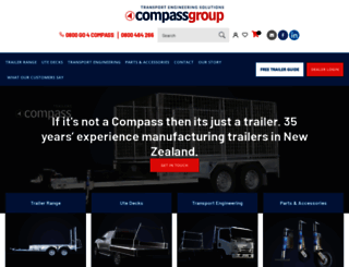 compasstrailers.co.nz screenshot