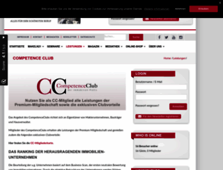 competenceclub.de screenshot